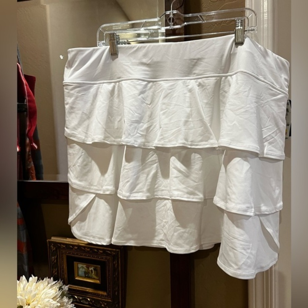 Ideology Tennis Pickleball White Skort 3X